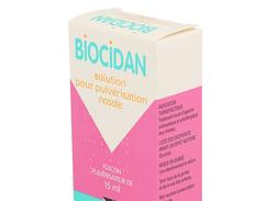Biocidan, solution pour pulvérisation nasale, flacon pulvérisateur de 15 ml