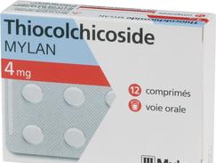 Thiocolchicoside mylan 4 mg, comprimé, boîte de 12