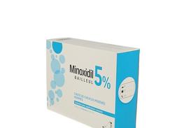 Minoxidil bailleul 5 %, solution pour application cutanée, boîte de 3 flacons (+ pompe doseuse + applicateur) de 60 ml