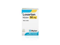 Losartan mylan 50 mg, comprimé pelliculé sécable, boîte de 90