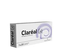 Clareal gé 0,075 mg comprimé boîte de 1 plaquette de 28
