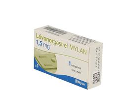 Levonorgestrel mylan 1,5 mg, comprimé, boîte de 1 plaquette de 1