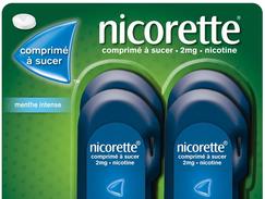 Nicorette 2 mg, comprimé à sucer, boîte de 1 tube de 80