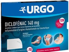 Diclofenac urgo 140 mg, emplâtre médicamenteux, boîte de 5