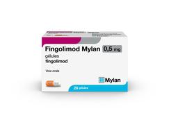 Fingolimod mylan 0,5 mg, gélule, boîte calendaire de 28