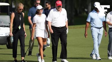 Malgré sa place relativement basse dans le classement mondial, la petite-fille de Trump rejoint la ligue professionnel de golf