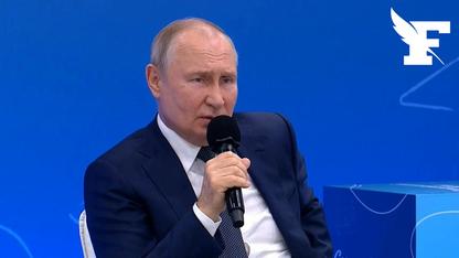 Poutine parle de Sarkozy: «Je suis largement d'accord avec lui»