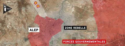 En Syrie, la ville d'Alep bientôt encerclée par les forces gouvernementales