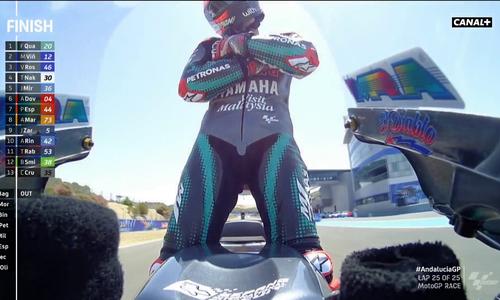 Quartararo célèbre sa victoire en imitant Mbappé… qui lui ...