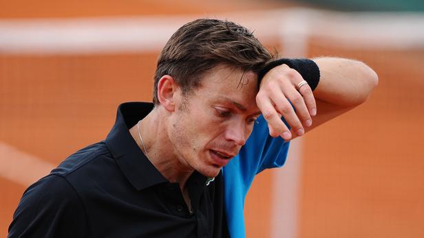 Mahut très mal luné devant la presse
