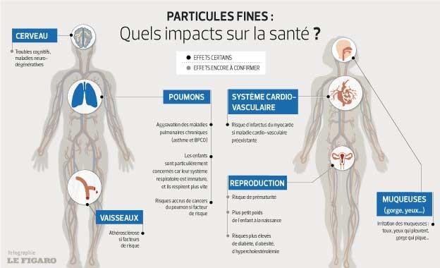 Particules fines : quels impacts sur la santé ?