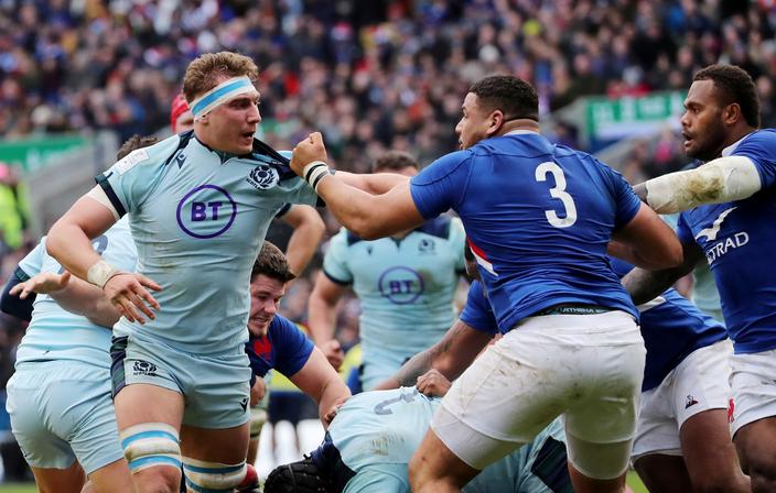 Compare A Zidane Par Les Ecossais Momo Haouas Soutenu Par Les Bleus 6 Nations Rugby