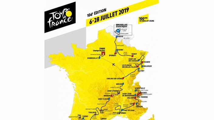 Tour De France 2019 Le Parcours Les Etapes Et 10 Choses A Retenir Tour De France Cyclisme