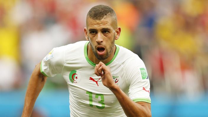 L Algerie Compte Sur Slimani 2014 Bresil Coupe Du Monde Football