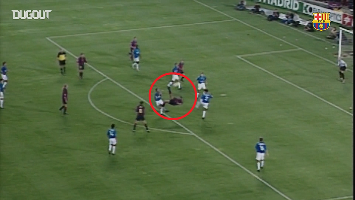 Foot Nostalgie Rivaldo Et La Bicyclette De La Victoire Avec Le Barca Espagne Etranger Football