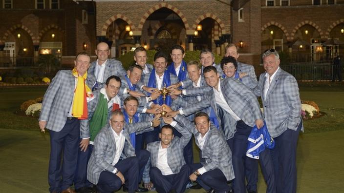 L’équipe européenne de Ryder Cup réagit à sa distinction