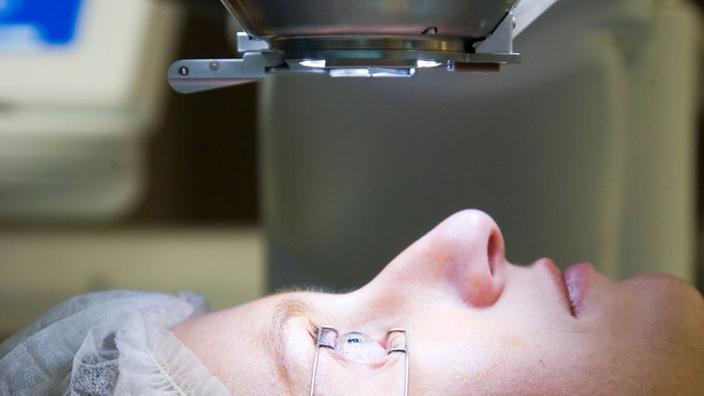 Correction vue au laser shop