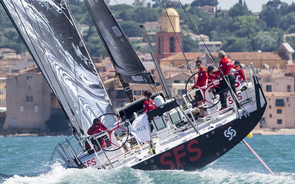 Giraglia Rolex Cup 240 bateaux dans la grande course Voile