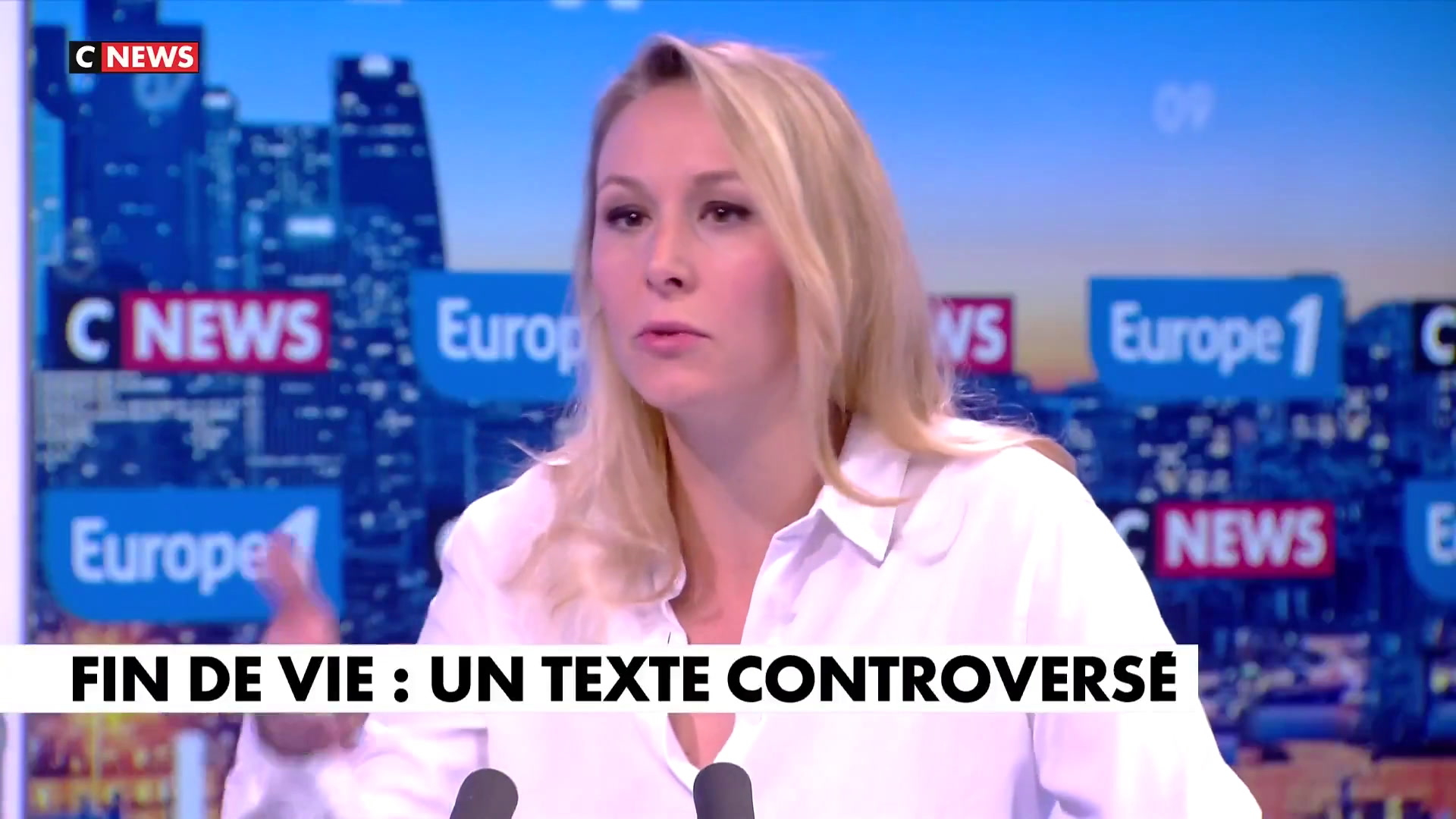 Fin de vie: «Ce texte est terrifiant, c'est une euthanasie humaine», estime Marion Maréchal