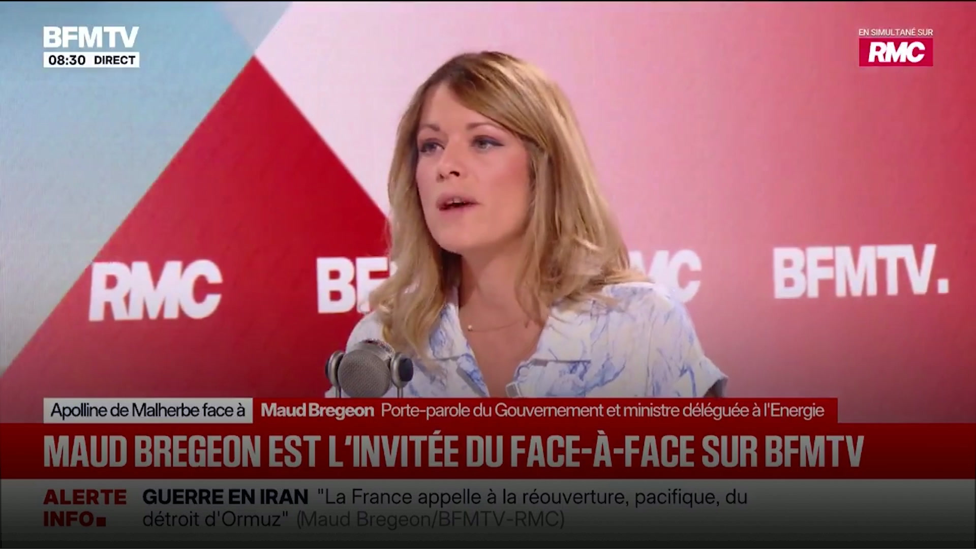 Prix du carburant: Maud Bregeon assure que le gouvernement «souhaite poursuivre les aides sectorielles»