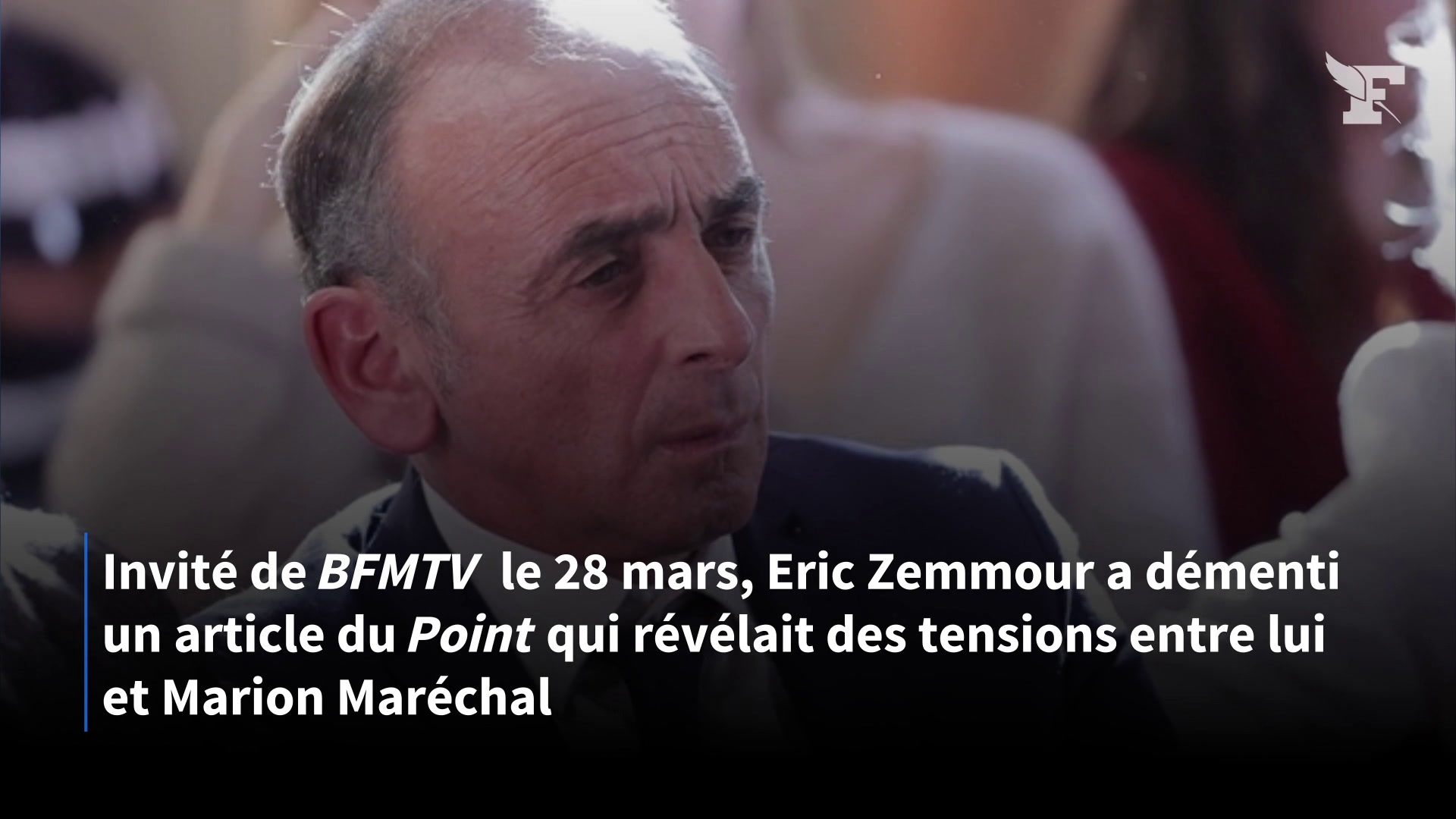 Éric Zemmour reconnaît des «échanges animés» avec Marion Maréchal mais dément toute «concurrence»