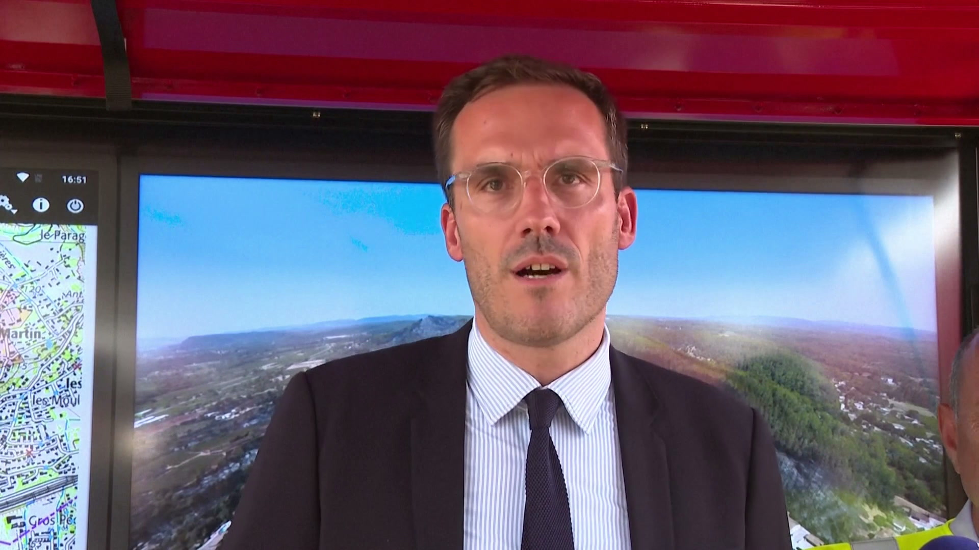 Incendies dans le VAR : pour Simon Babre, «il n'y a pas de menaces sur les habitations»