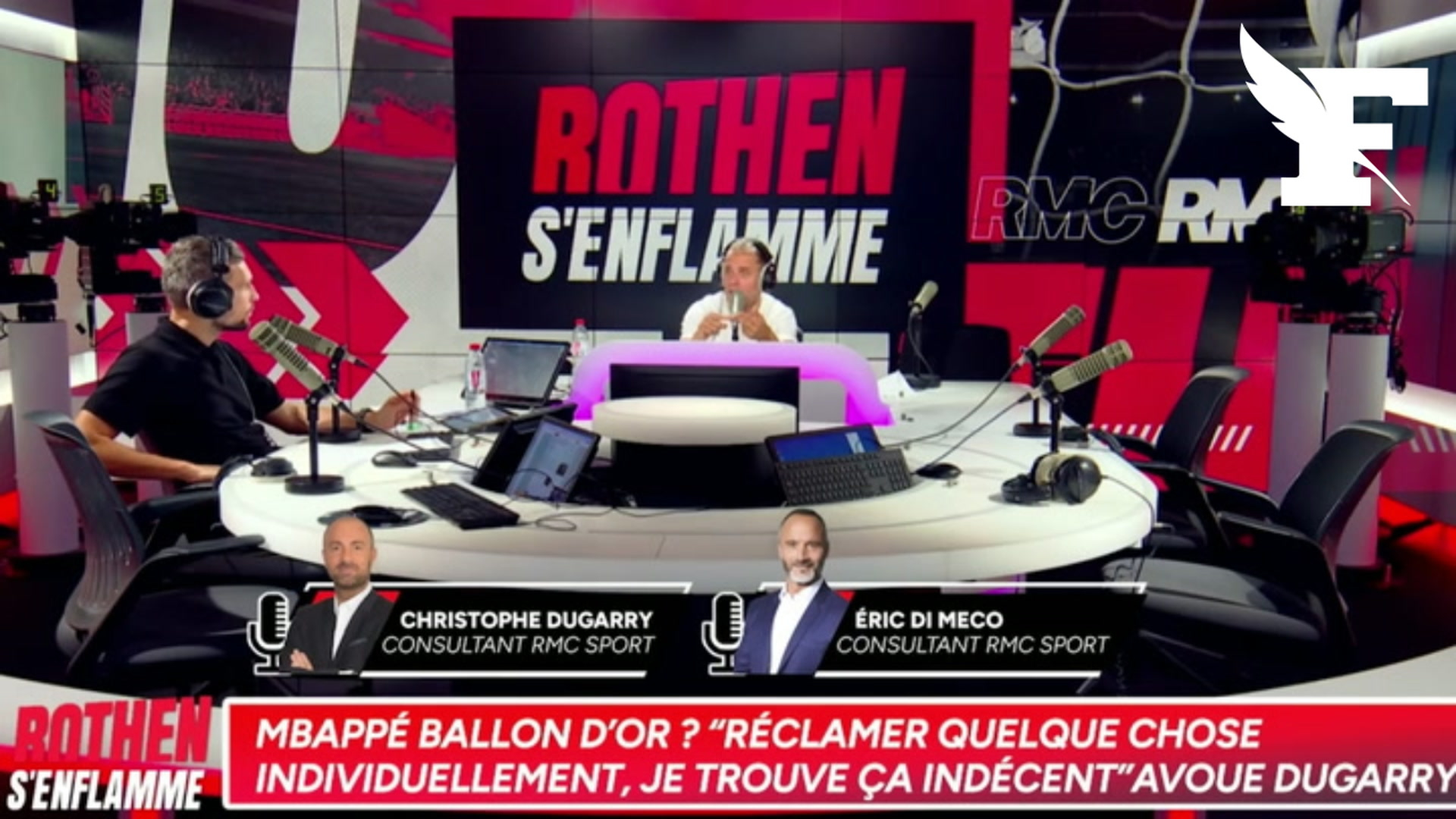 Football : Jérôme Rothen fustige Mbappé après sa déclaration sur le ballon d'or