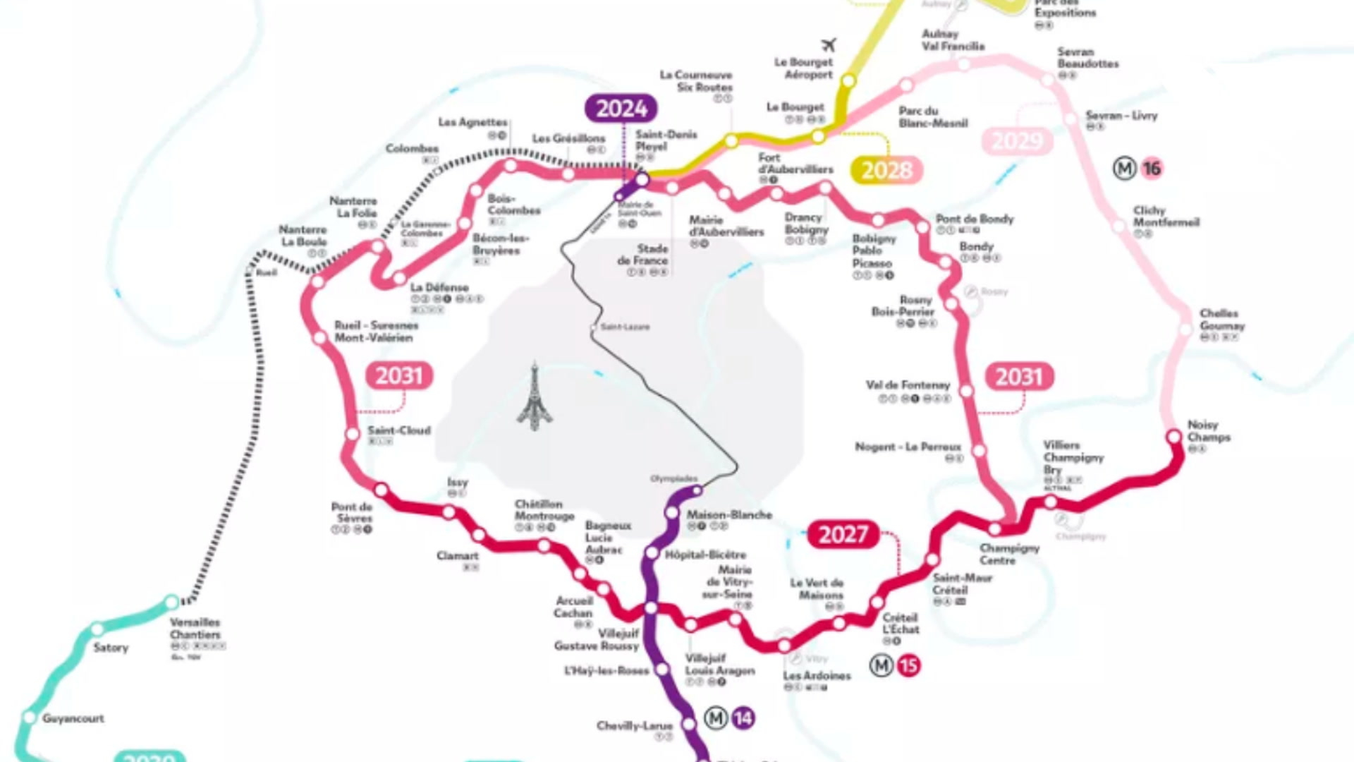 Grand Paris Express : nouveau calendrier pour les lignes 15, 16, 17 et 18