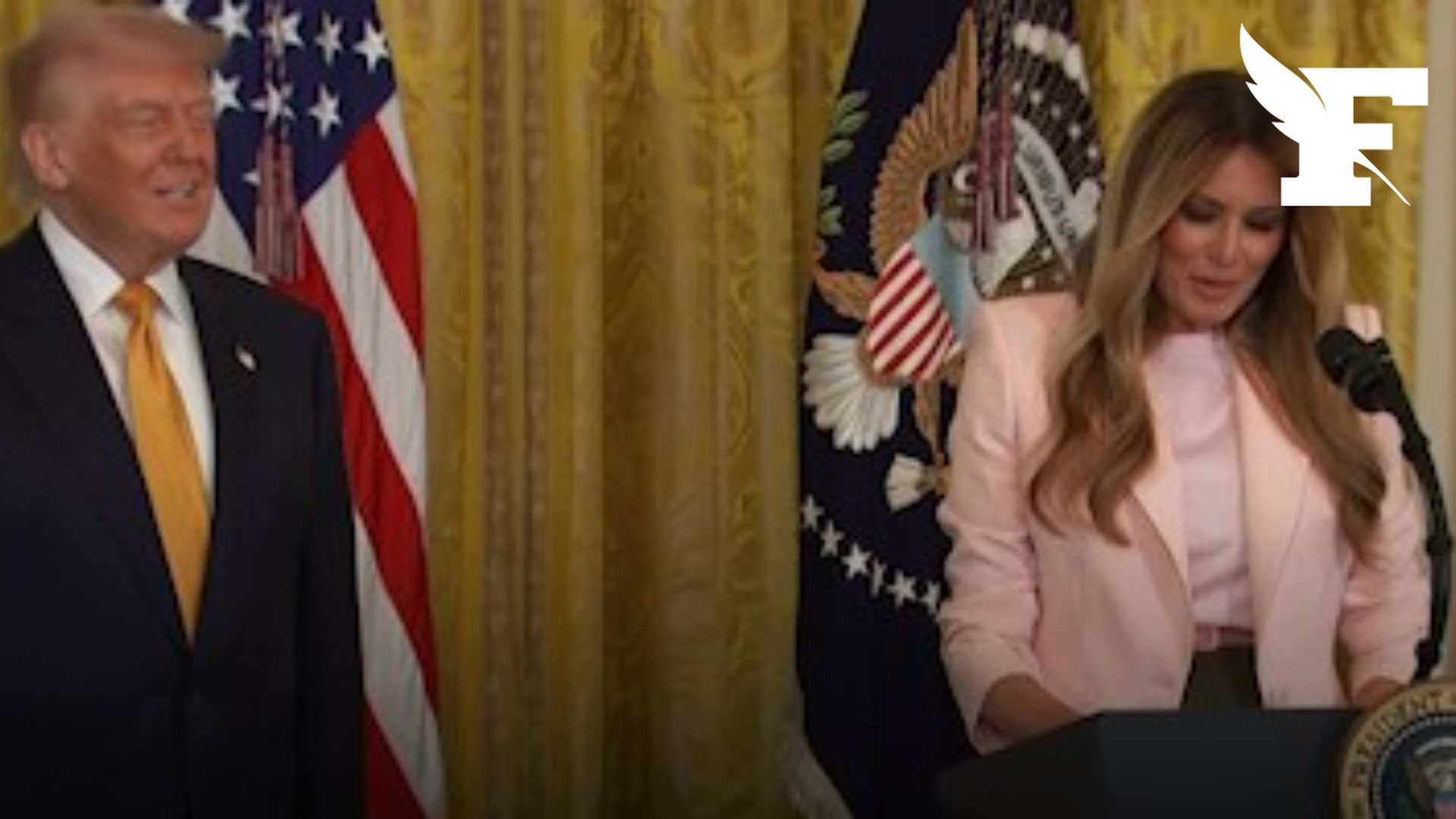 Melania Trump complimente son mari sur son «empathie»