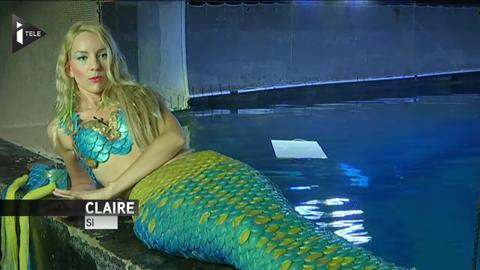 PORTRAIT. Elle invente son métier et devient sirène à l'Aquarium de Paris