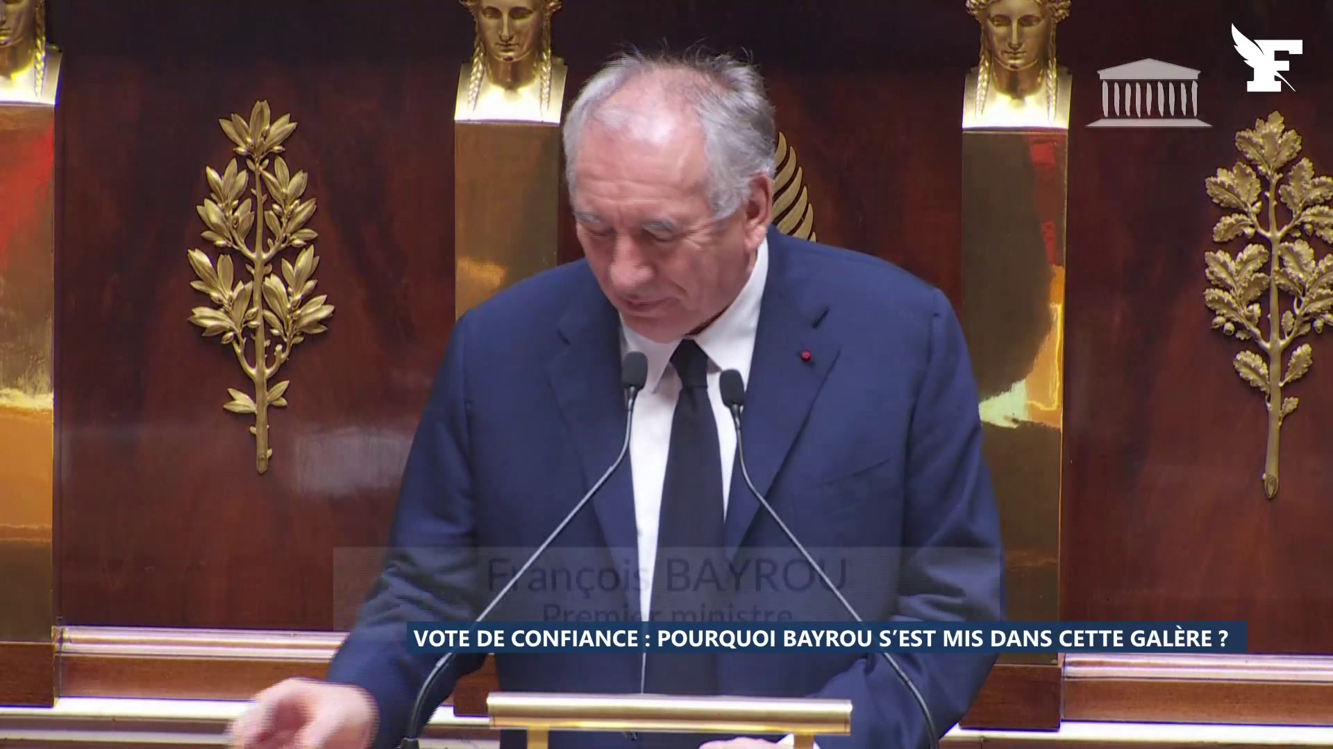 Vote de confiance: «Ce rendez-vous, je l'ai voulu», lance François Bayrou