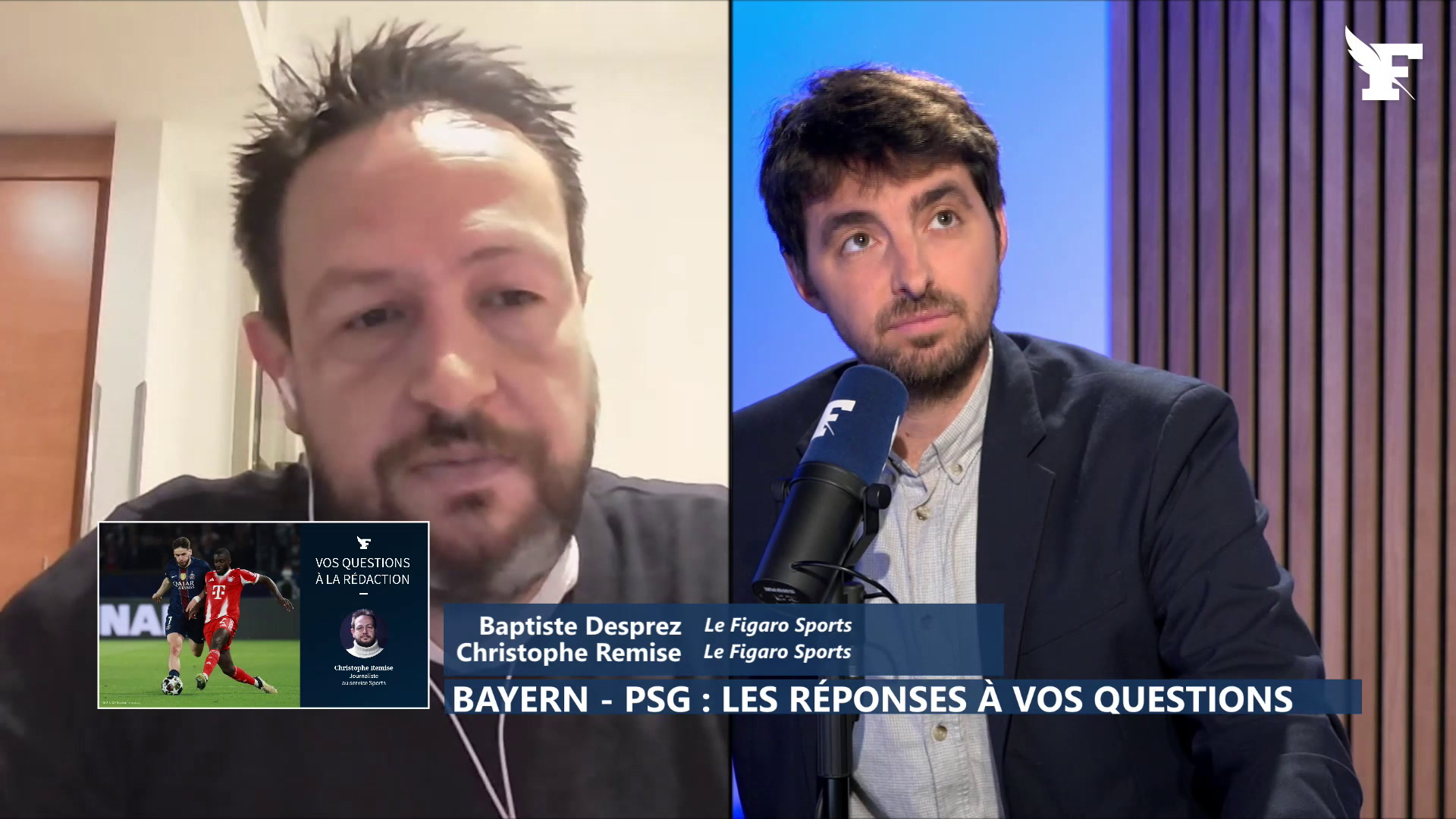 Bayern - PSG: «Il n'y aura peut-être pas un 5-4 mais on peut s'attendre à un match tourné vers l'offensif», prévient Christophe Remise