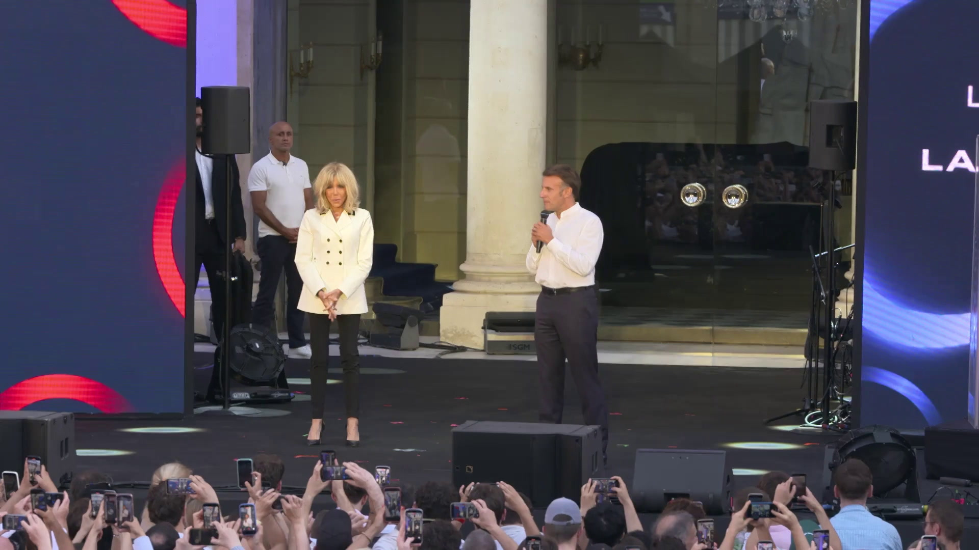 Canicule: Emmanuel Macron appelle à «suivre toutes les recommandations» pour la Fête de la musique