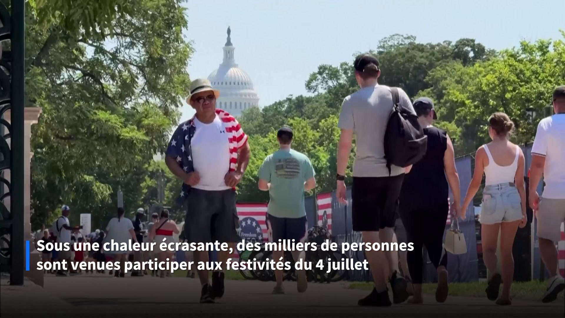 250 ans des Etats-Unis : les Américains se rassemblent à Washington