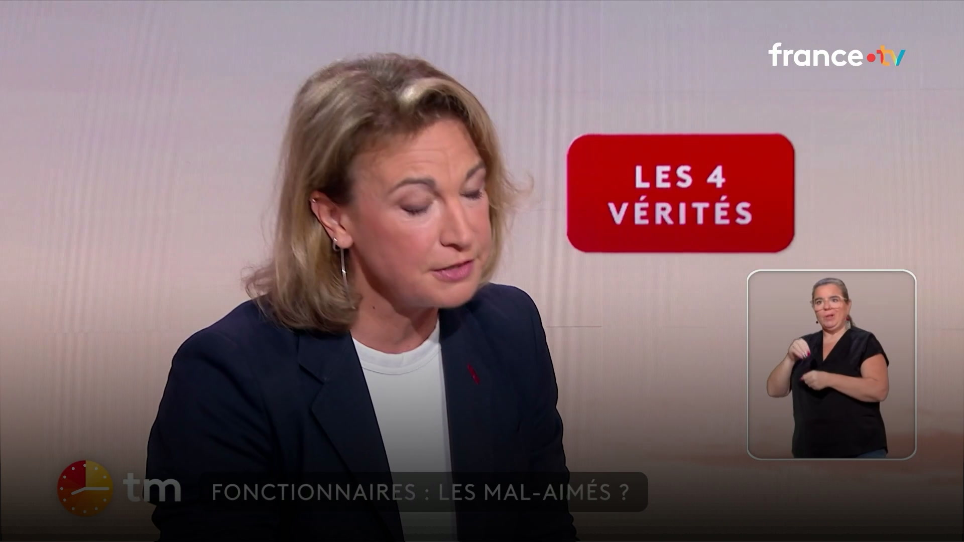 Marylise Léon pointe du doigt «le manque d'attractivité et le problème de la rémunération» des fonctionnaires à la veille d'une grève