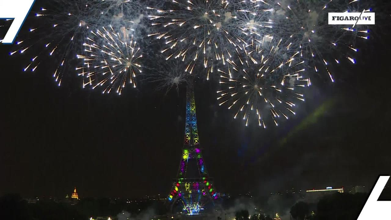 Revivez le feu d'artifice du 14-Juillet 2021 - Ville de Paris