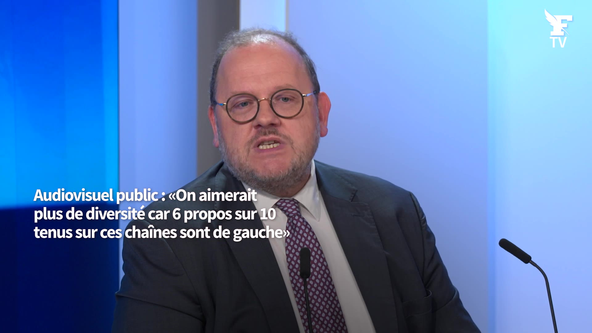 Jean-Thomas Lesueur : Audiovisuel public : «On aimerait plus de diversité car 6 propos sur 10 tenus sur ces chaînes sont de gauche»