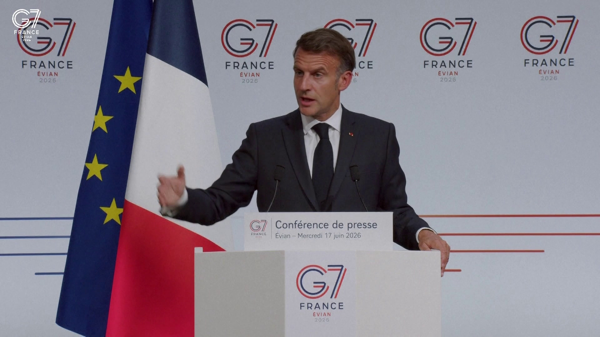 G7 : «Ce n'est pas un G7 anti Chinois», assure Emmanuel Macron