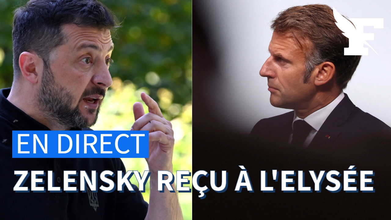 Suivez en direct la visite de Volodymyr Zelensky à l'Elysée