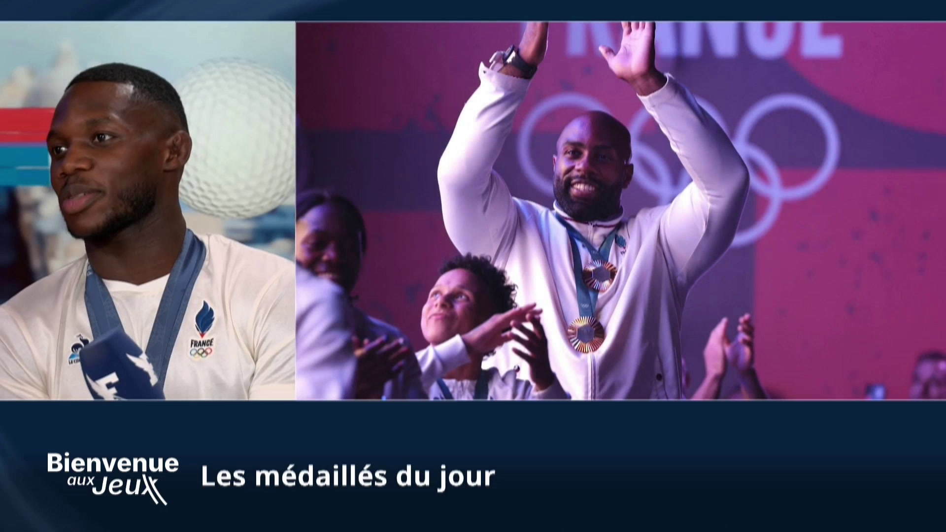 JO - Judo: «Quand on a vu +90kg, y'avait un soulagement, on savait tous qu'on allait gagner», raconte Maxime-Gaël Ngayap Hambou