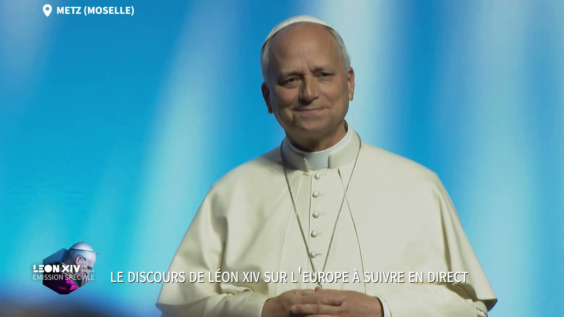 Visite du pape à Metz: Léon XIV aux côtés d'Emmanuel Macron avant son discours sur l'Europe et la paix