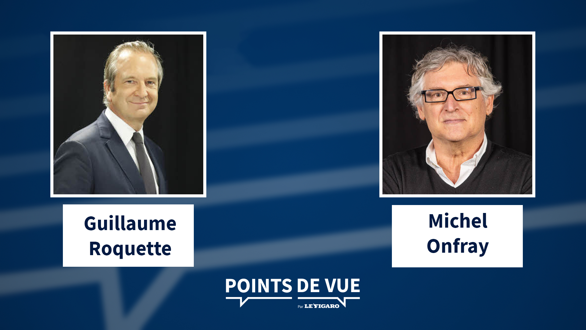 Michel Onfray est l'invité de Points de Vue
