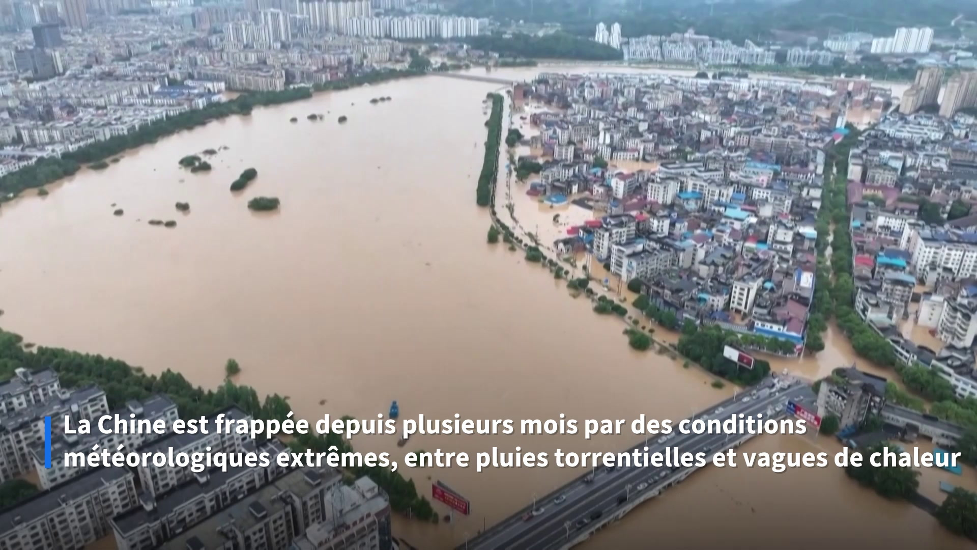 Les images impressionnantes des crues dans l’est de la Chine