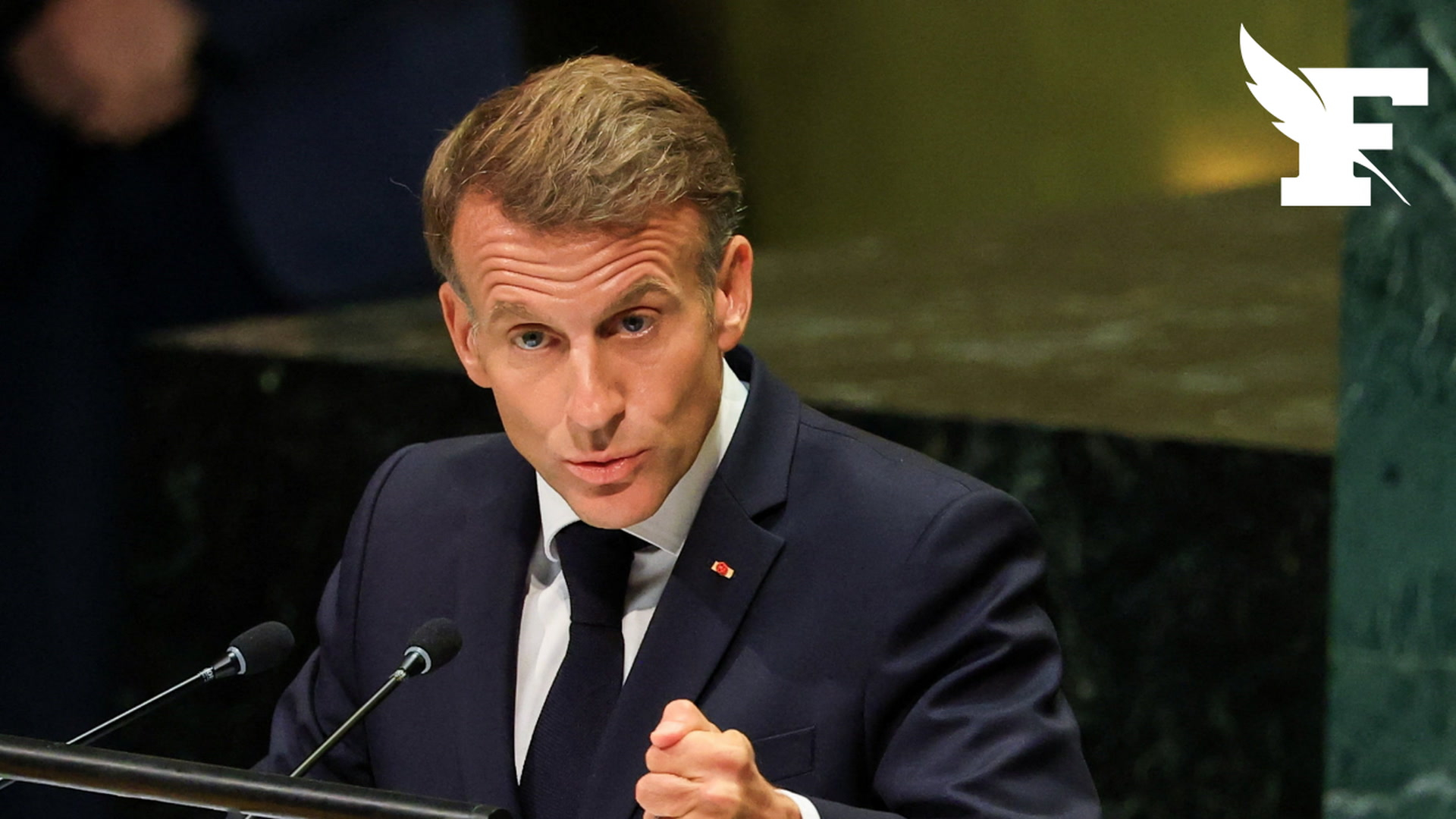 Palestine, double moratoire, détroit d'Ormuz...Ce qu'il faut retenir du discours d'Emmanuel Macron à l'ONU