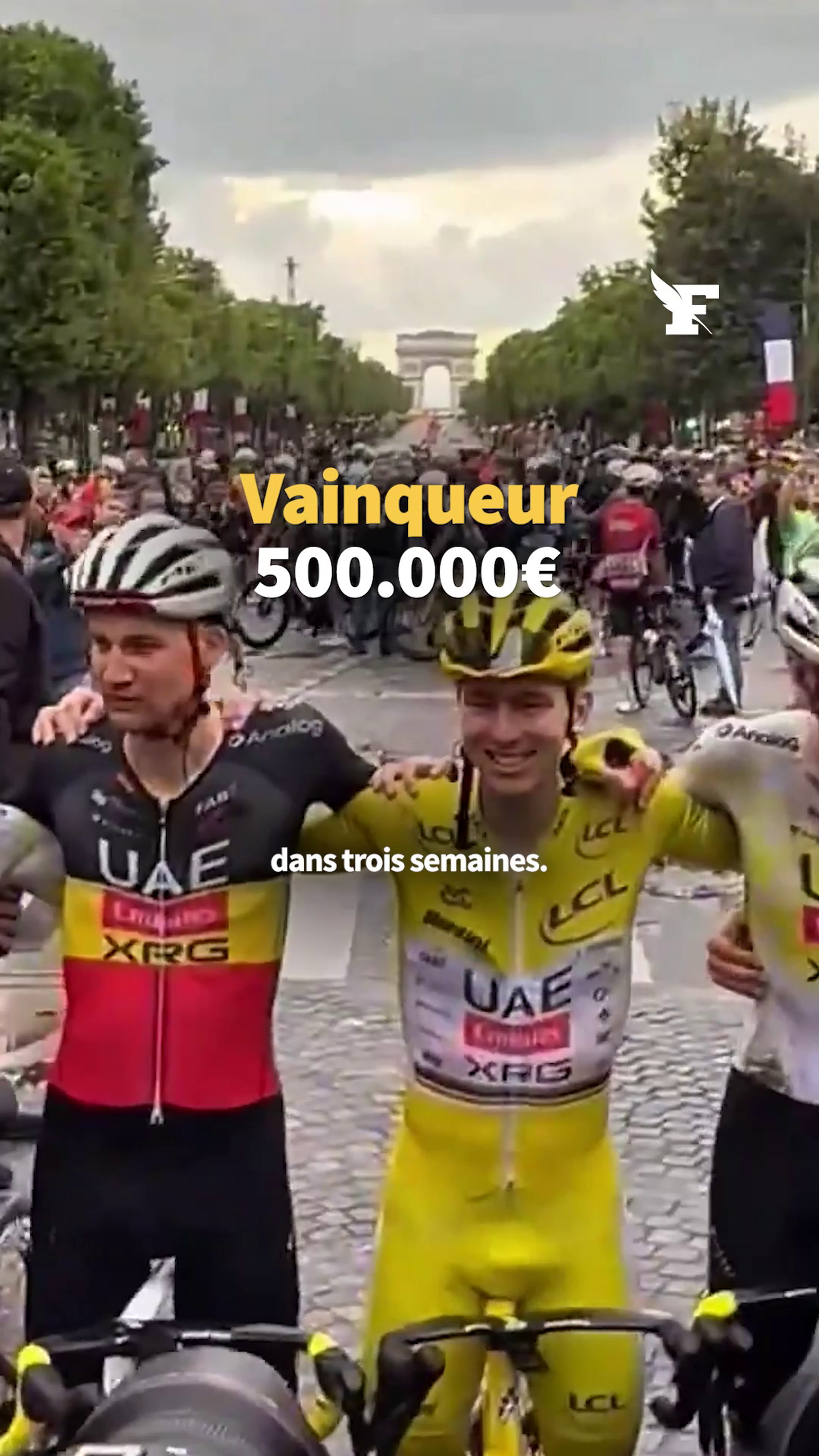 Combien gagnent les coureurs du Tour de France ?