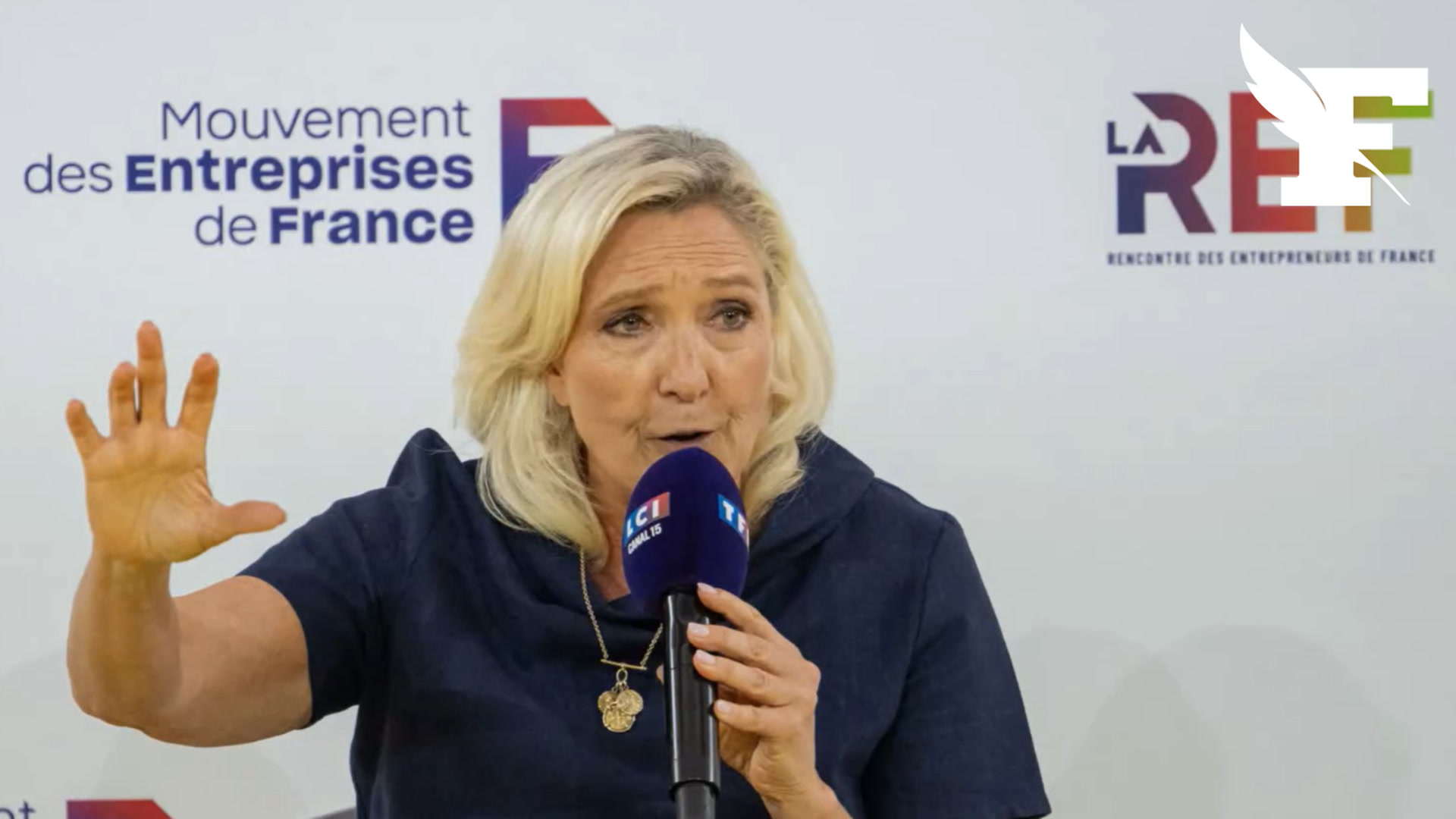 Marine Le Pen assure qu’elle «ne déplore pas» le départ du «Monsieur économie» du RN
