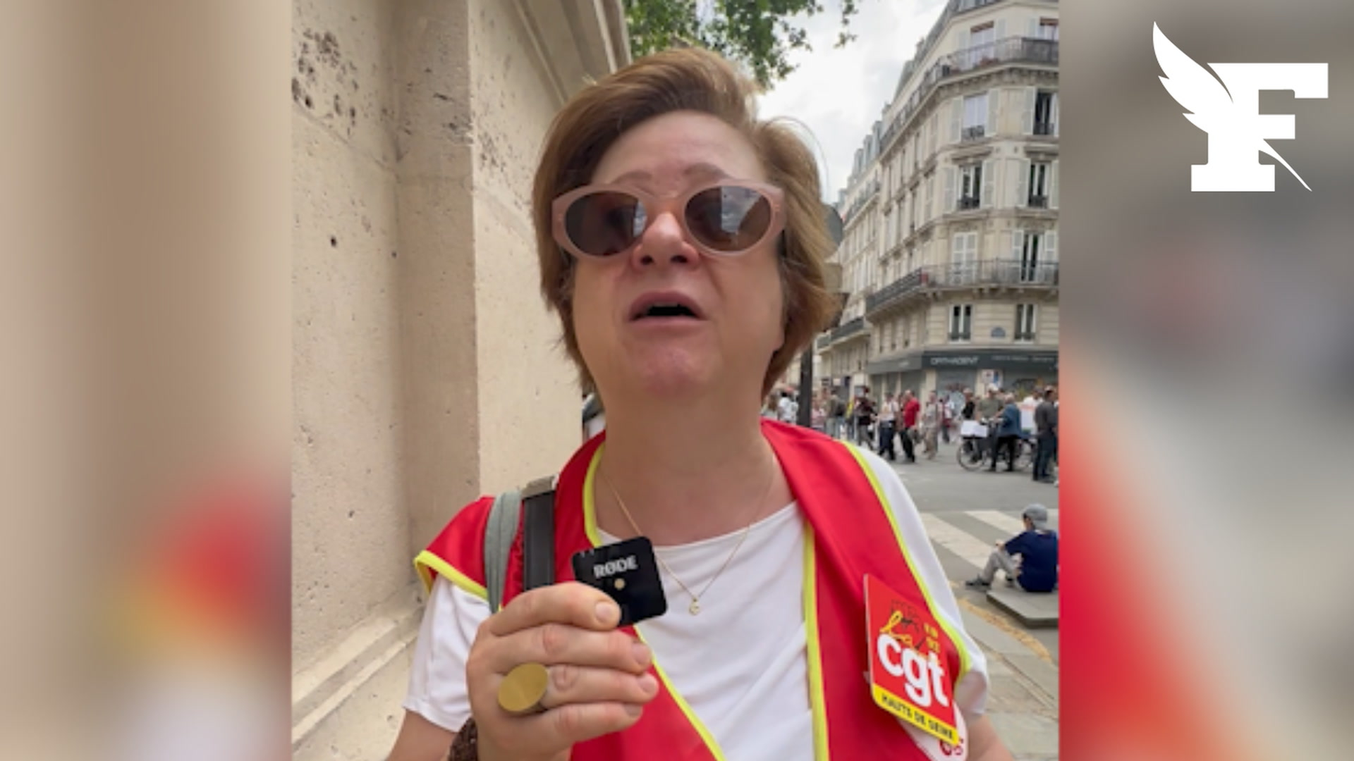 «Travailler le 1er mai se normalisera, et ce jour deviendra un jour comme les autres», dénonce une manifestante