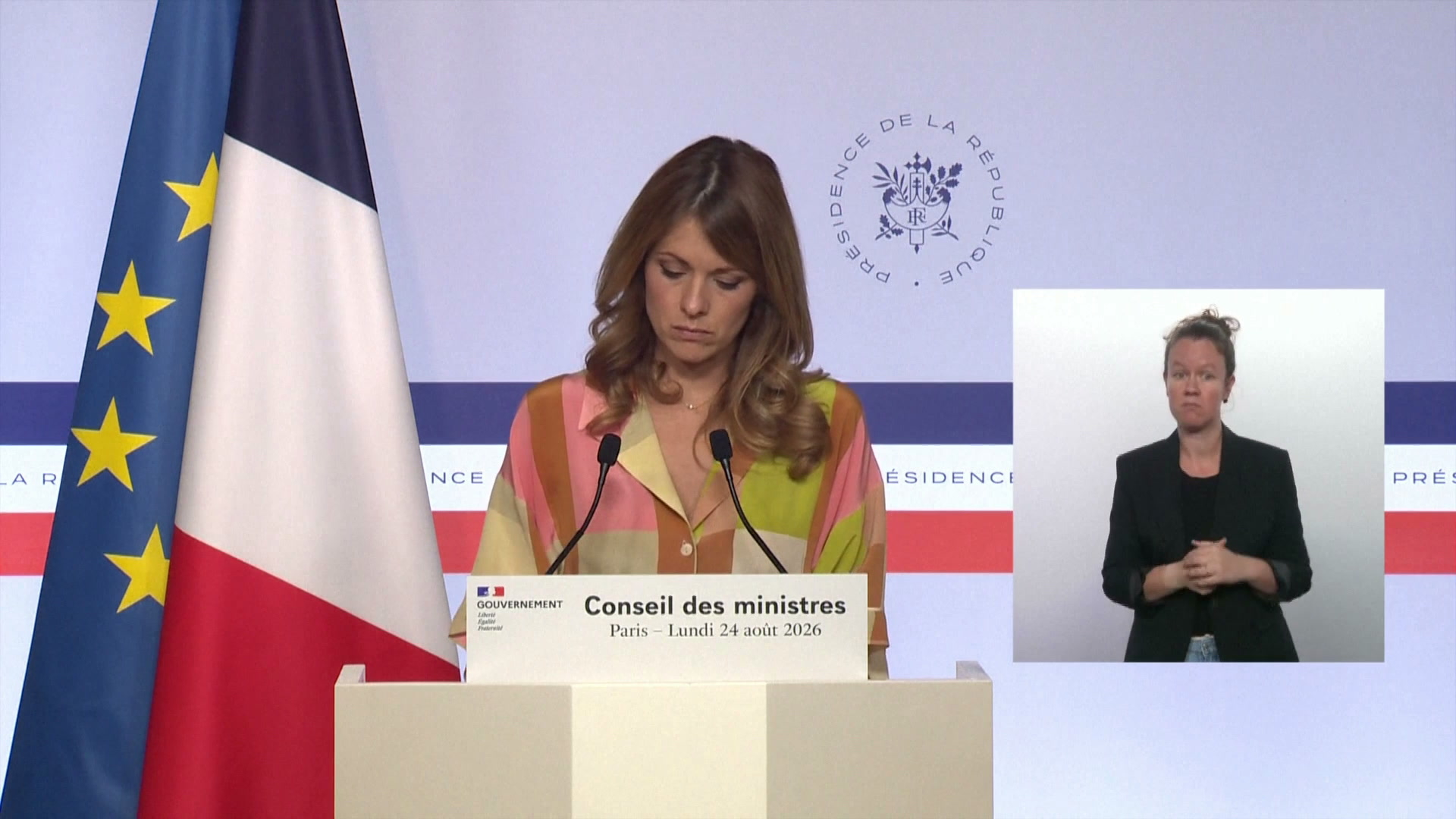 «Cela fait des mois que j'alerte sur la possibilité d'un second tour entre Jean-Luc Mélenchon et Marine Le Pen», déclare Maud Bregeon