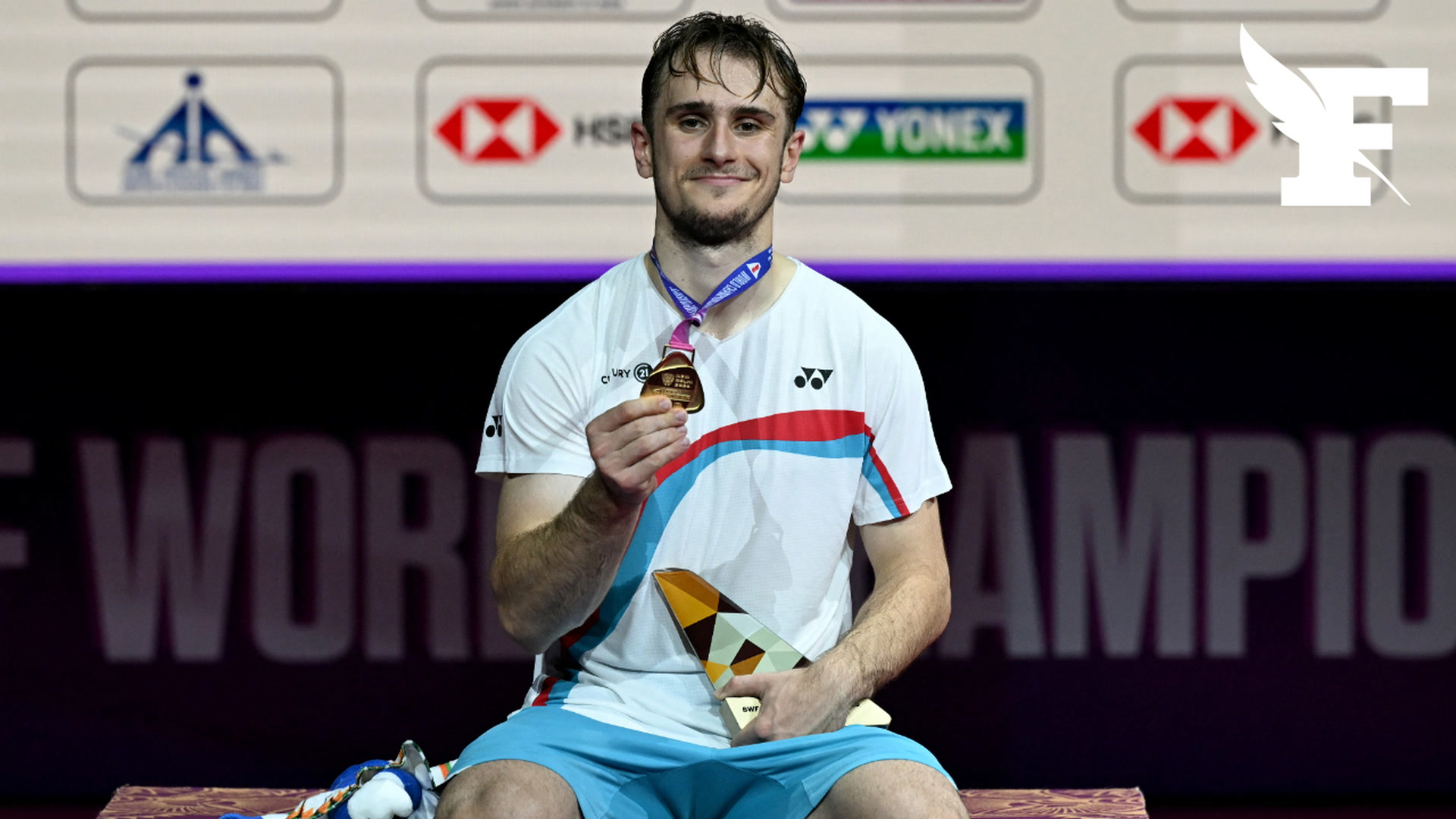 Championnats du monde de badminton : Alex Lanier décroche l'or en simple