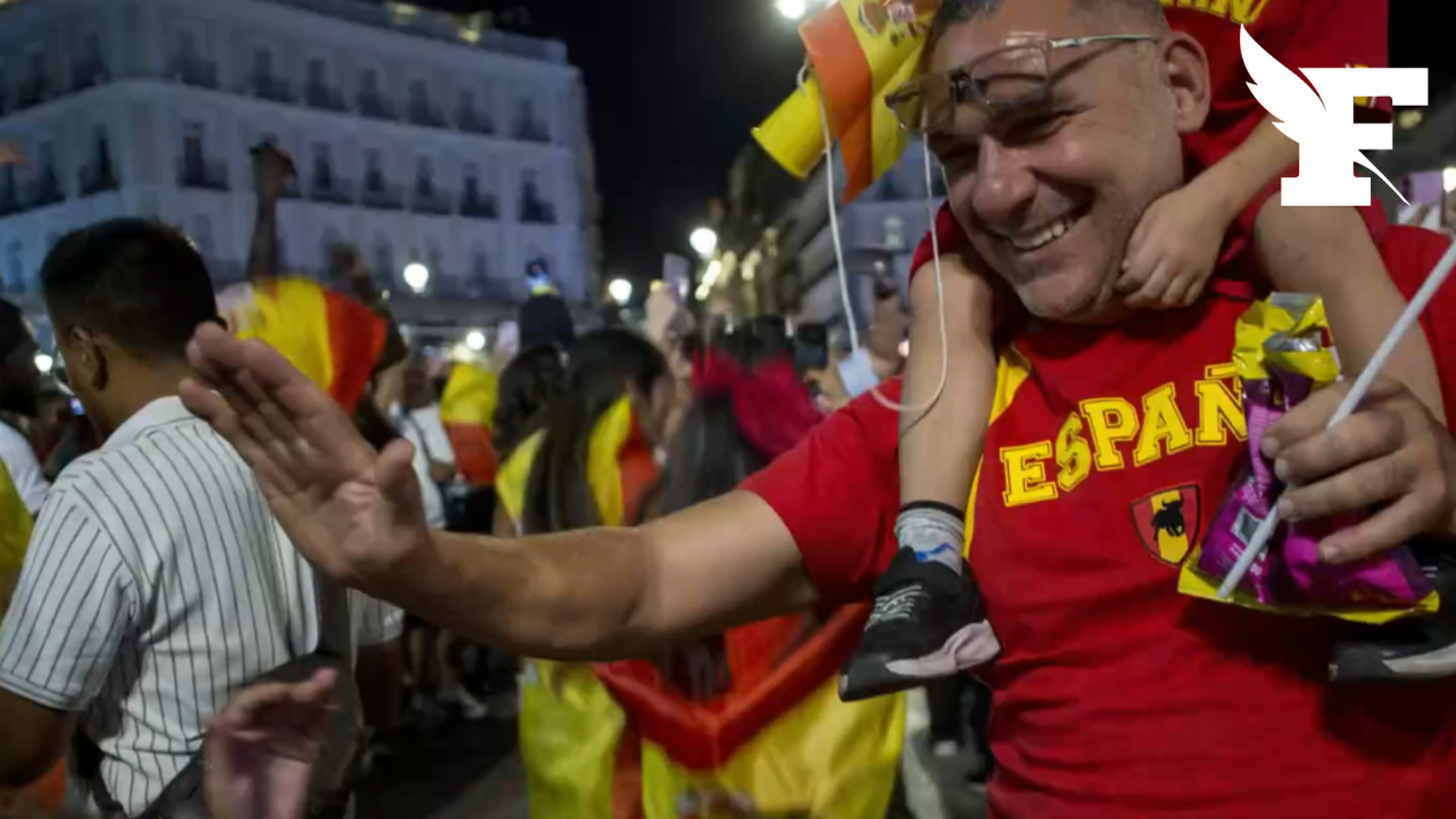 Célébrations, cris, joies, sauts… La victoire des Espagnols a déclenché des ondes sismiques